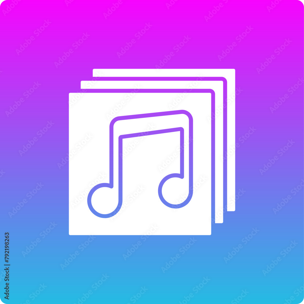 Music Album Icon Music Album Icon