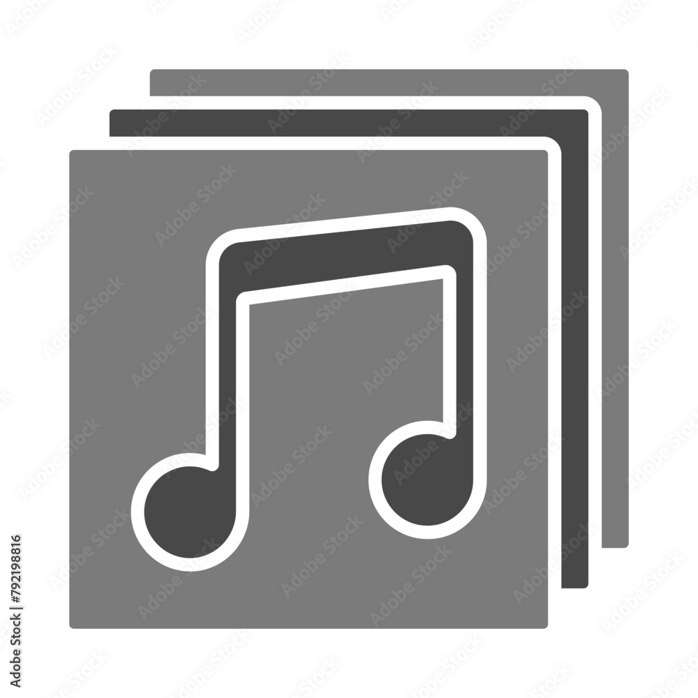 Music Album Icon Music Album Icon