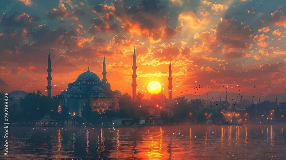 Ramadan Mubarak Social Media Banner