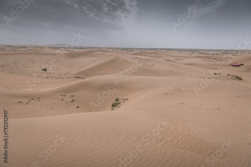 Corrosive sand in the Gobi desert in Inner Mongolia region  China