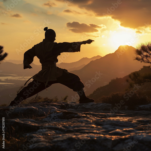 Kung fu in sun dawn