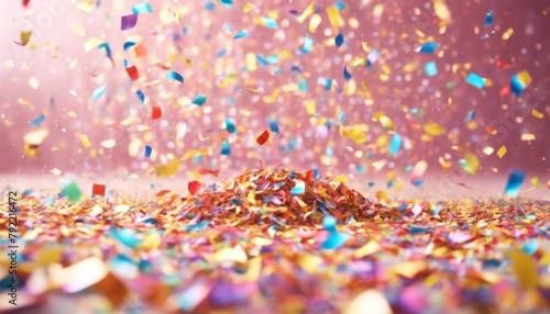 '3D celebration thousand confetti rendering one illustration you thank thousands explosion party follower stage video letter gold white background 1 three-dimensional website mark celebra'