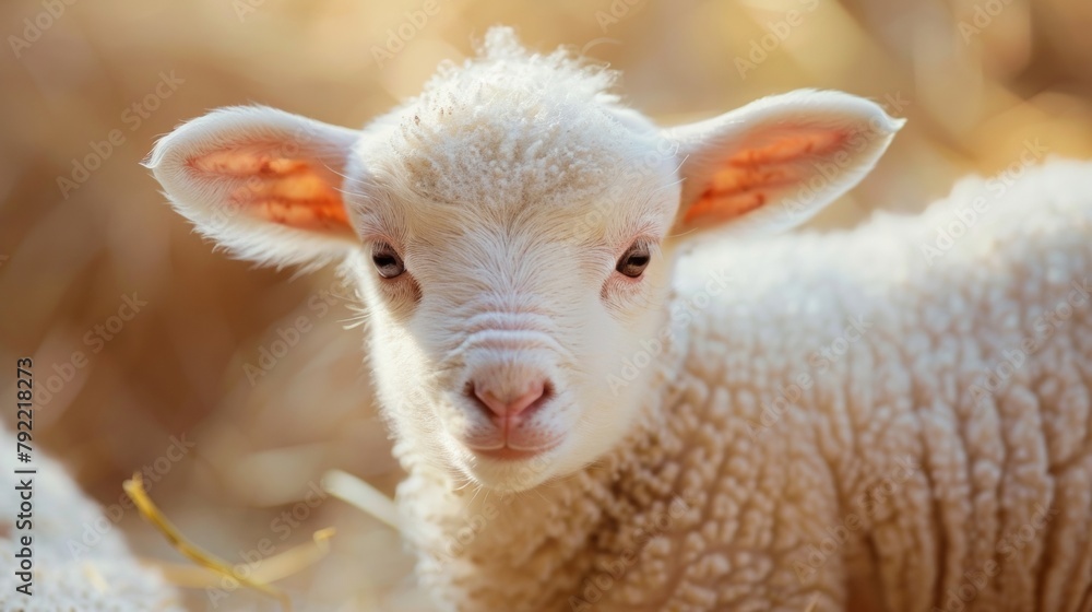 Closeup of a baby sheep born through the process of cloning exemplifying one of the many potential outcomes and controversies surrounding the use of cloning technologies in creating . Closeup of a baby sheep born through the process of cloning exemplifying one of the many potential outcomes and controversies surrounding the use of cloning technologies in creating .