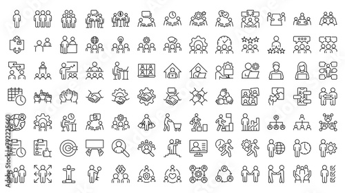 Strategic Talks Meeting Negotiation Icons
