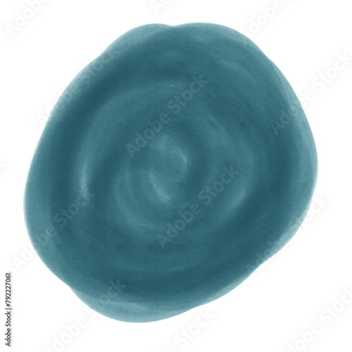 Aquarelle Circle Blob Decorative