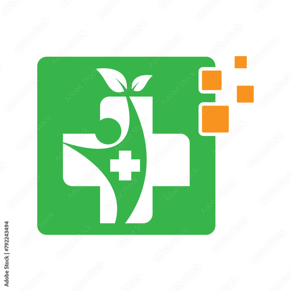 hospital and health clinic logo design hospital and health clinic logo design