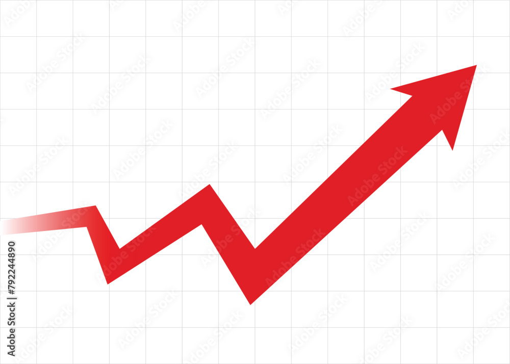 big red arrow graph going fast forward rising up make progress business profit financial grow faster big red arrow graph going fast forward rising up make progress business profit financial grow faster