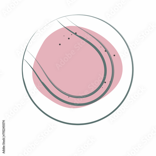 Icon Tennis Ball. related to Tennis Sports symbol. Color Spot Style. simple design illustration