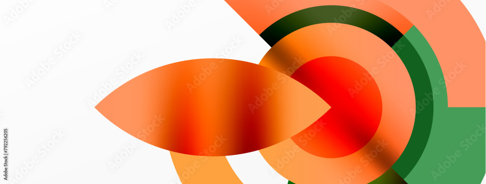 A closeup art piece featuring an orange petal inside a green circle on a white background. The vibrant tints and shades create a striking pattern resembling a glass ornament at a carmine event A closeup art piece featuring an orange petal inside a green circle on a white background. The vibrant tints and shades create a striking pattern resembling a glass ornament at a carmine event