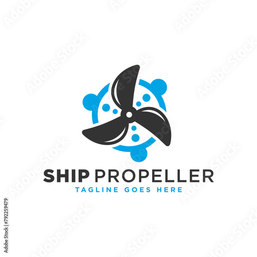 ship propeller industry logo