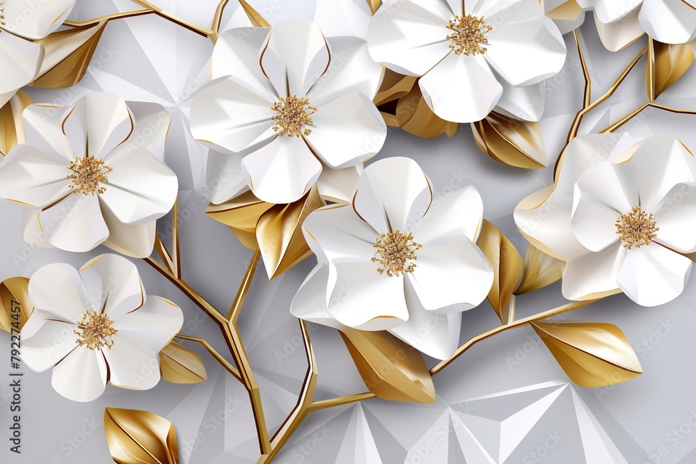 a picture of a white flower with a gold leaf on it. a picture of a white flower with a gold leaf on it.
