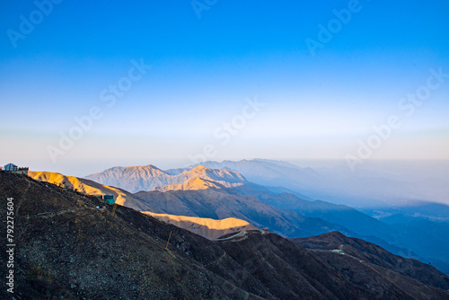 Wugong Mountain, Pingxiang City, Jiangxi Province - sea of clouds and mountain scenery at sunset