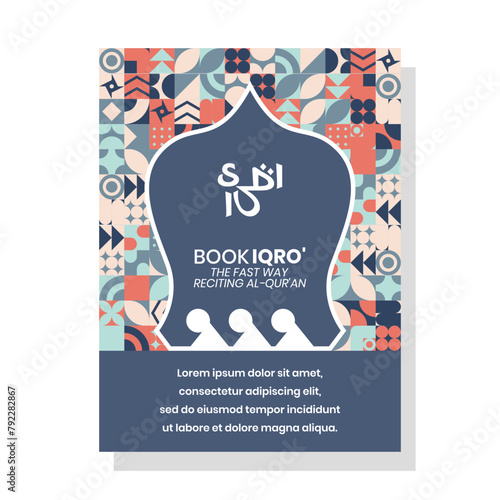 Islamic iqro' book cover photo