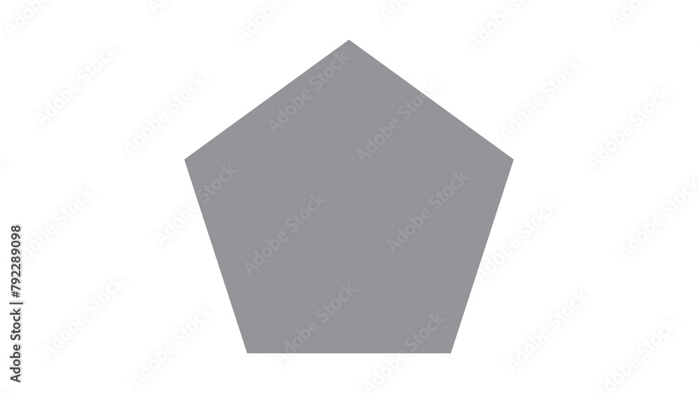 Fototapeta premium Polygon, shape icon.