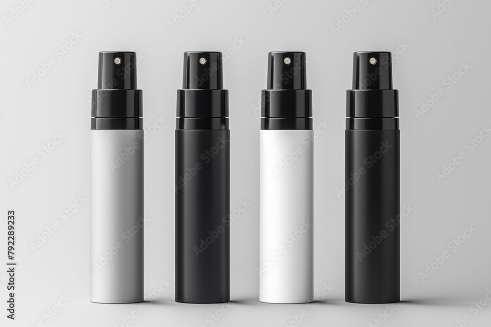 Sleek perfume atomizer mockup with customizable fragrance options