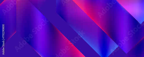 An eyecatching design featuring a mix of electric blue, magenta, purple, and pink hues. The diagonal lines create a dynamic pattern on this vibrant background