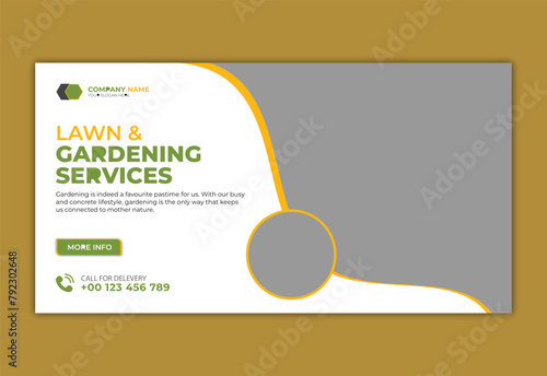 landscaping lawn care postcard, best lawn care Service postcard template, cleaning lawn mowing garden and landscaping mow grass cutting postcard or eddm, every door direct mail design template
