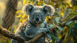 Koala Wonderland: Branch Dweller in 4K Splendor