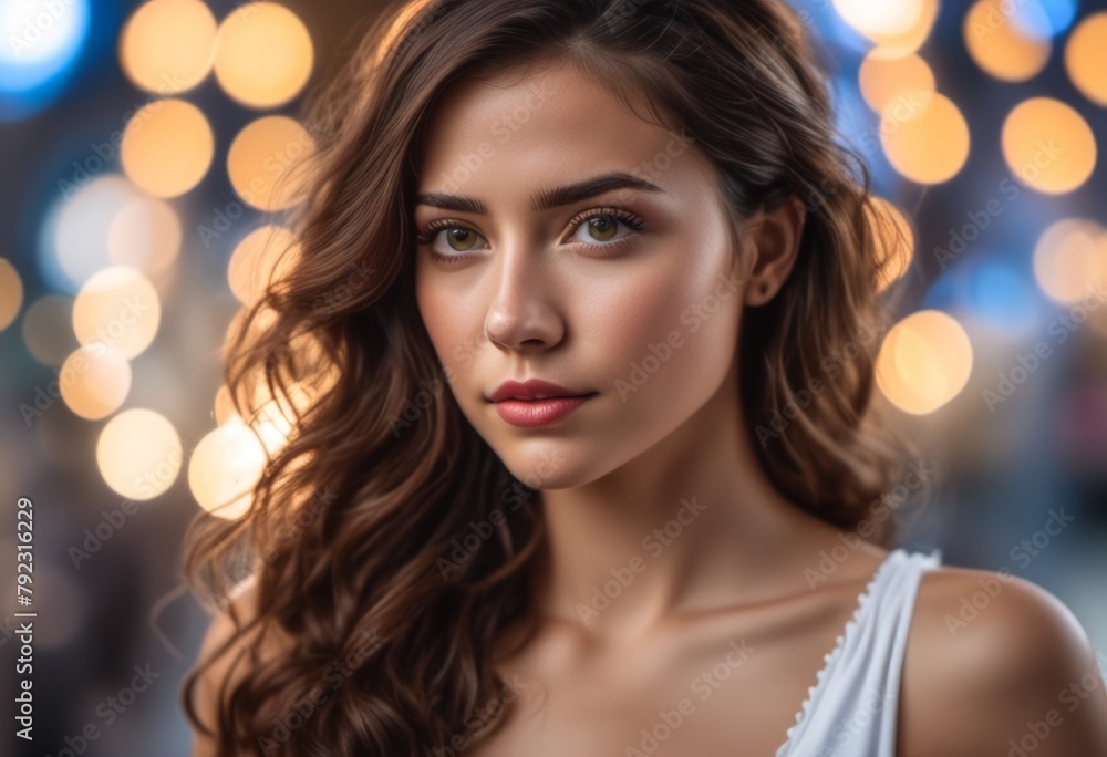A Portrait Of Breathtakingly Gorgeous, Exotic, Beautiful Woman.
A Portrait Of Breathtakingly Gorgeous, Exotic, Beautiful Woman.