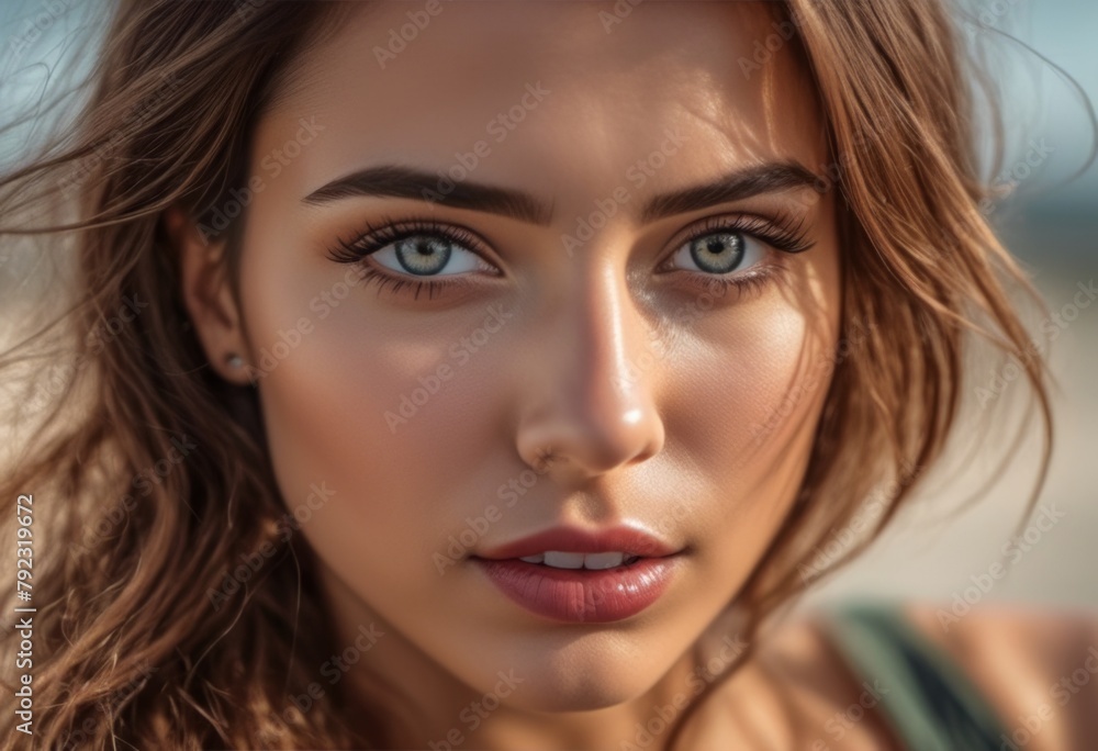 A Portrait Of Breathtakingly Gorgeous, Exotic, Beautiful Woman.
A Portrait Of Breathtakingly Gorgeous, Exotic, Beautiful Woman.