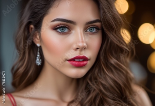 Wallpaper Mural A Portrait Of Breathtakingly Gorgeous, Exotic, Beautiful Woman.
 Torontodigital.ca