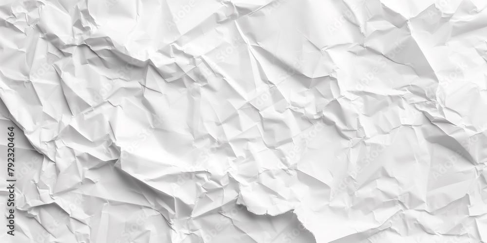 white wrinkled crumpled paper background texture pattern. crush paper craft flat lay backdrop with copy space white wrinkled crumpled paper background texture pattern. crush paper craft flat lay backdrop with copy space