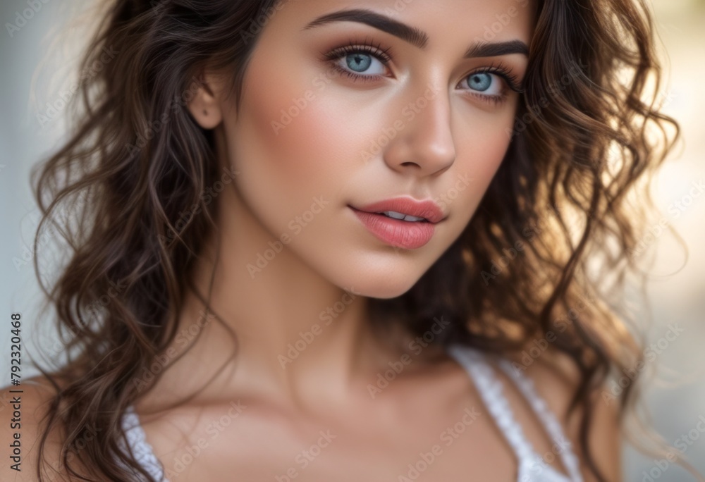 A Portrait Of Breathtakingly Gorgeous, Exotic, Beautiful Woman.
A Portrait Of Breathtakingly Gorgeous, Exotic, Beautiful Woman.