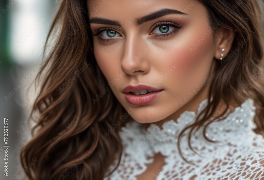 A Portrait Of Breathtakingly Gorgeous, Exotic, Beautiful Woman.
A Portrait Of Breathtakingly Gorgeous, Exotic, Beautiful Woman.