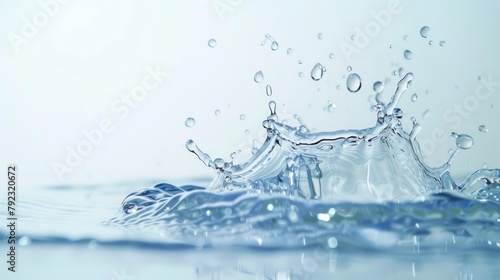 A water splash in water