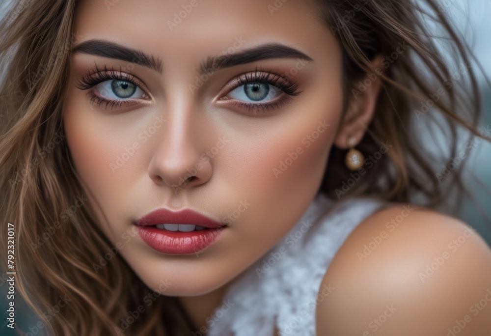 A Portrait Of Breathtakingly Gorgeous, Exotic, Beautiful Woman.
A Portrait Of Breathtakingly Gorgeous, Exotic, Beautiful Woman.