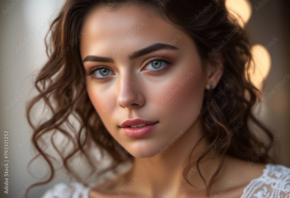 A Portrait Of Breathtakingly Gorgeous, Exotic, Beautiful Woman.
A Portrait Of Breathtakingly Gorgeous, Exotic, Beautiful Woman.