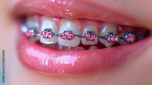 Close up shot on a beautifu...