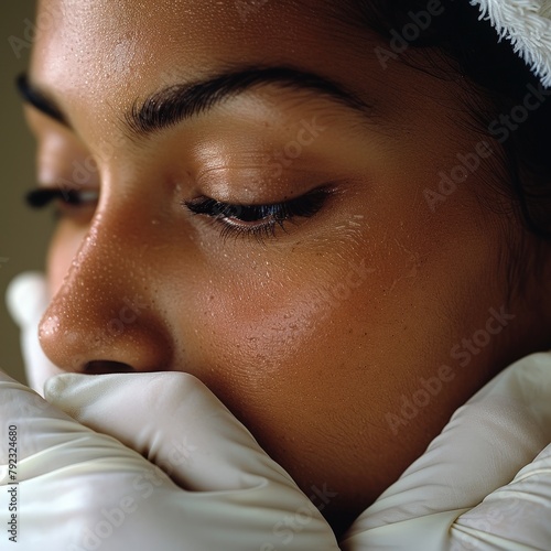 Young woman undergoing a co...