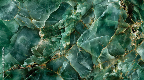 Jade Green Marble, Precious Stone Patterns and Deep Green Tones