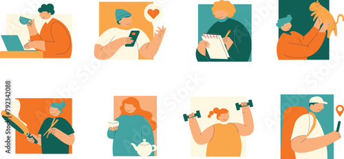 Daily Life Illustration
