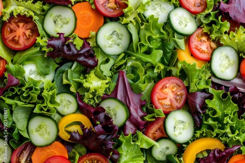 Salad Health Background