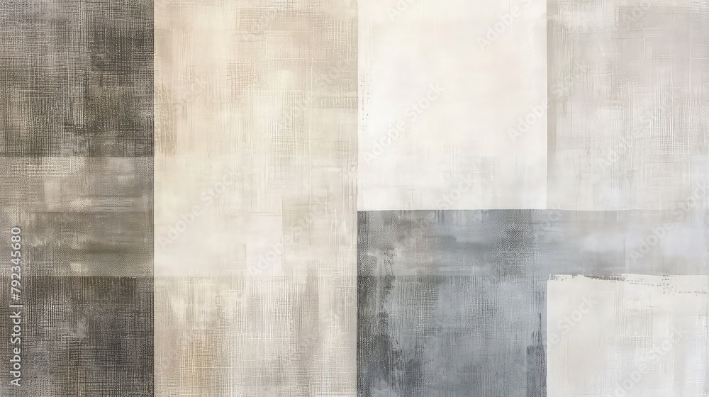 Naklejka premium geometric square abstract light white color background 