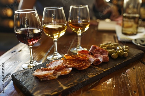 Sampling sherries and cured meats in Jerez Spain