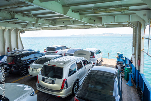 Ferry services transporting vehicles to Koh Chang are an essential link between the mainland and the island