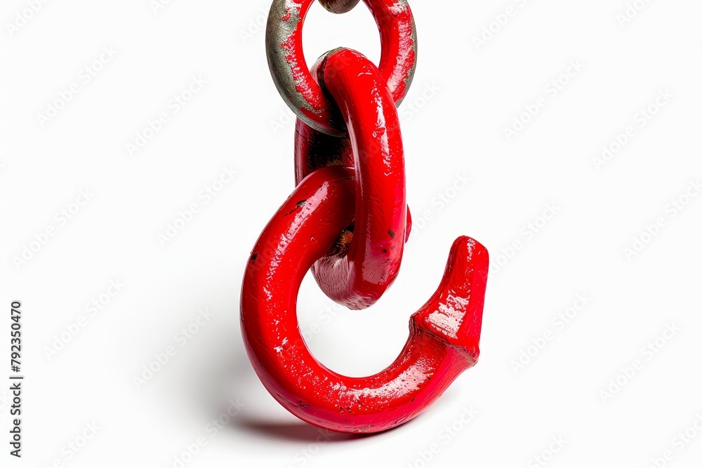 Crane hook isolated on white background Crane hook isolated on white background