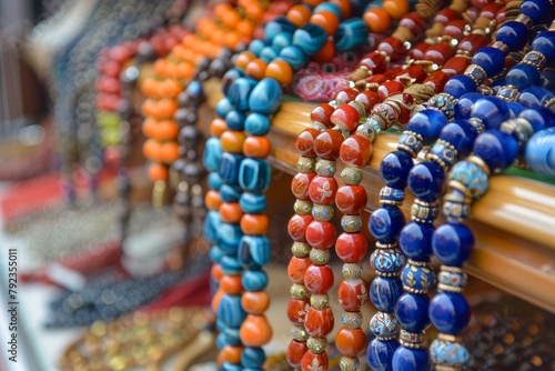 Muslims use prayer beads for worship photo