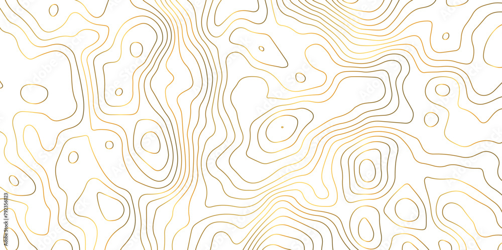Golden gradient strokes topography background vector texture design 