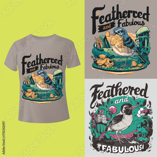 Feathered and fabulous T-Shirt