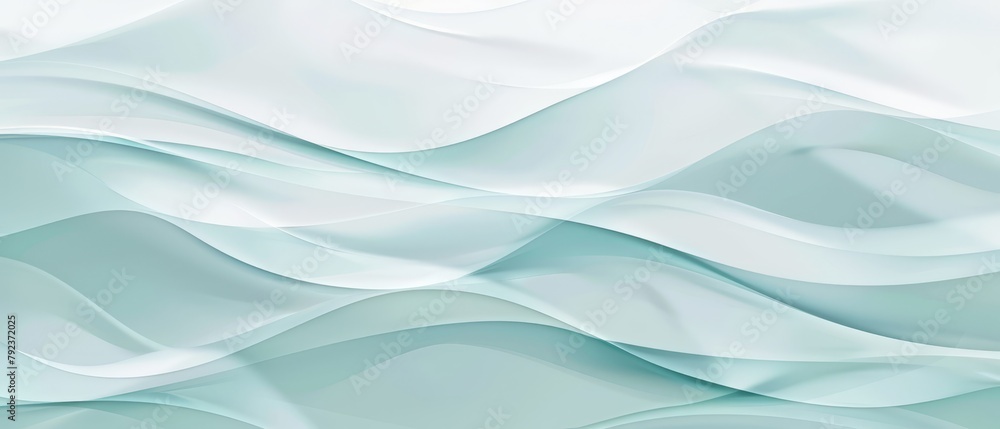 Gentle waves pattern, minimalist style in pale blue, modern Gentle waves pattern, minimalist style in pale blue, modern
