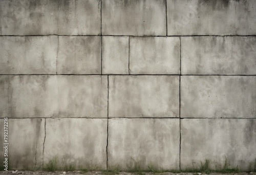 'Old nature closeup lomg wall season concrete made' photo