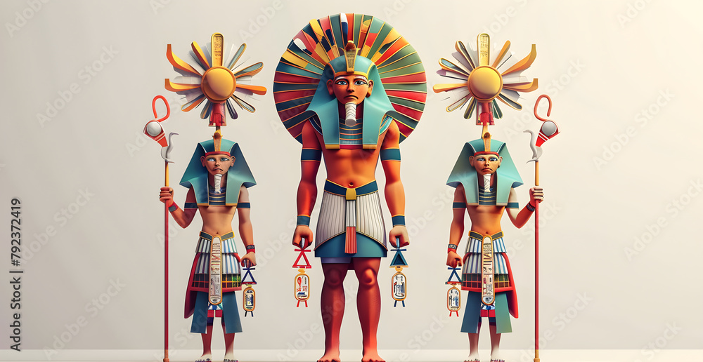 Egyptian god Ra Re( The sun god and one of the most important deities
