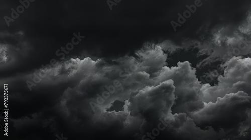 black heavy clouds may be used as background