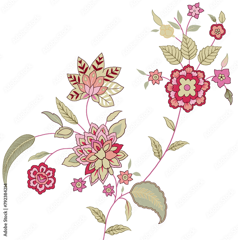 An amazing floral bunch for design prints An amazing floral bunch for design prints