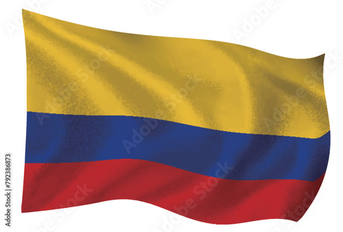 コロンビア　国　旗　世界　アイコン