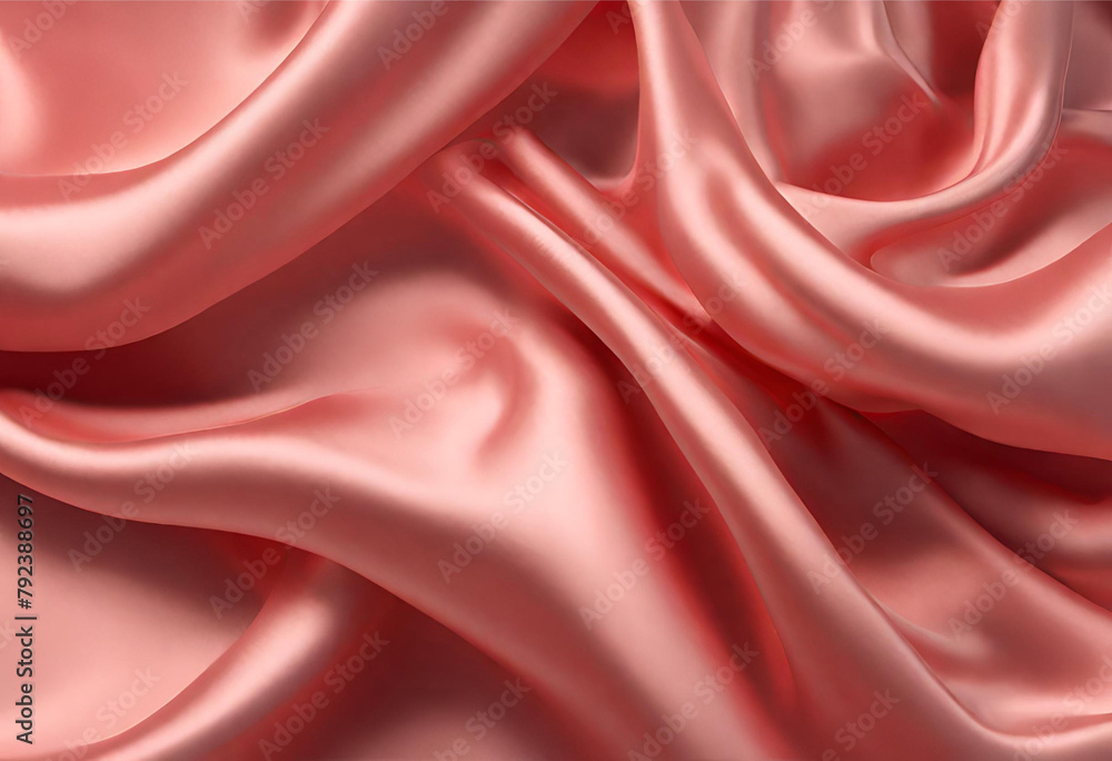 Fototapeta premium Elevate your design with a silk fabric background, oozing with refinement and grace. A touch of luxury that will captivate your audience.